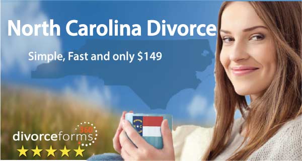 North Carolina divorce papers